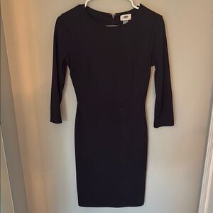 Black 3/4 Sleeve Old Navy Dress - XS